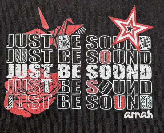 Just Be Sound | Graphic Long Sleeve Unisex Sweatshirt | Arnah Ireland