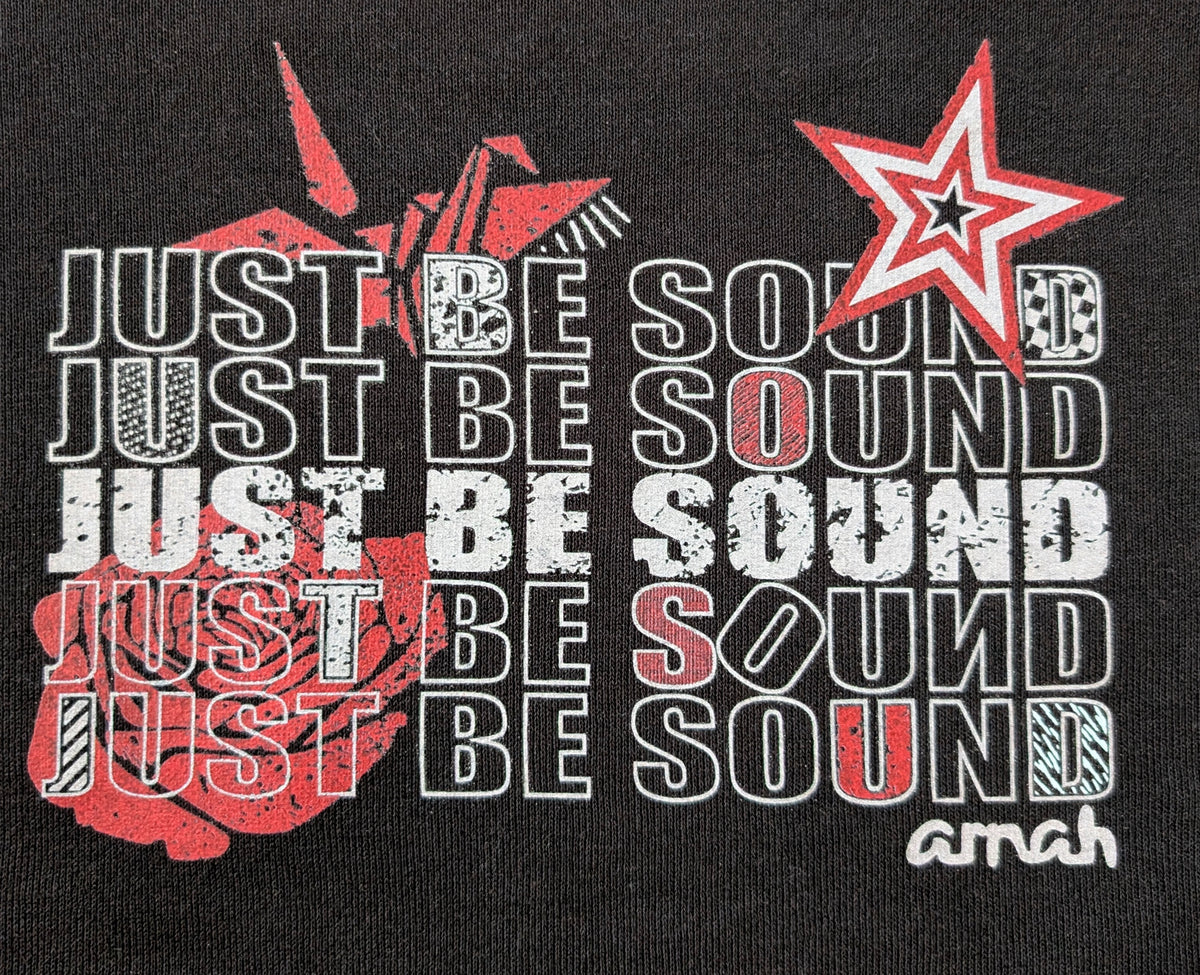 Just Be Sound | Graphic Long Sleeve Unisex Sweatshirt | Arnah Ireland