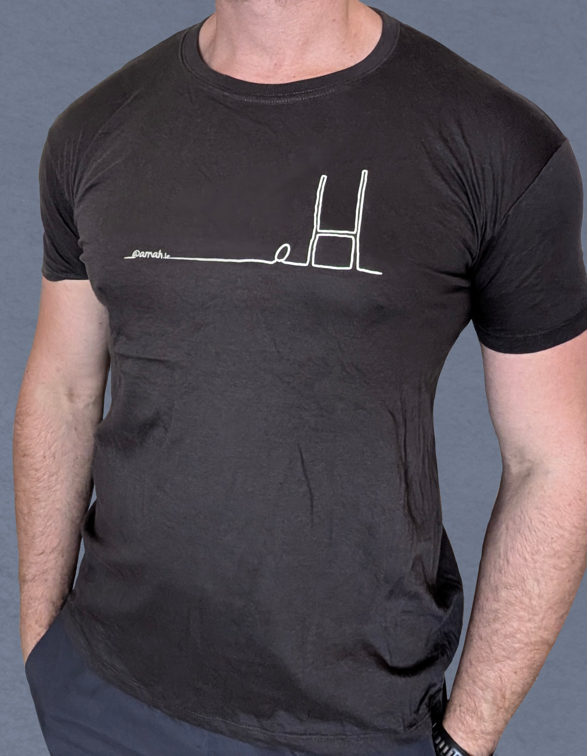 Rugby Kick | Graphic Short Sleeve Unisex T-Shirt | Arnah Ireland