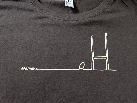 Rugby Kick | Graphic Short Sleeve Unisex T-Shirt | Arnah Ireland